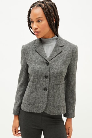 Wollen Blazer - Grijs