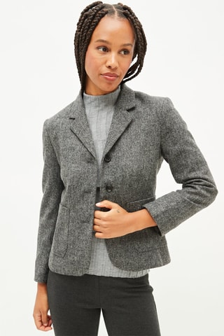 Wollen Blazer - Grijs