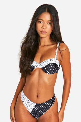 Parte de cima de biquíni - Preto