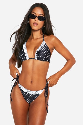 Parte de cima de biquíni - Preto