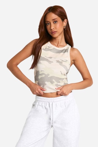 Camisola de alças - Bege