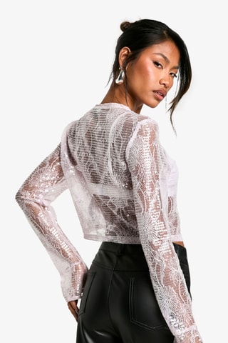 Blusa em renda - Rosa