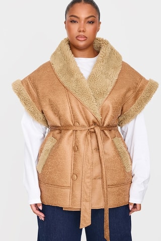 Casaco oversize - Bege