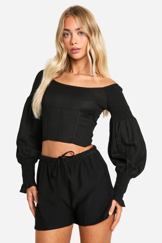 Crop top - Preto