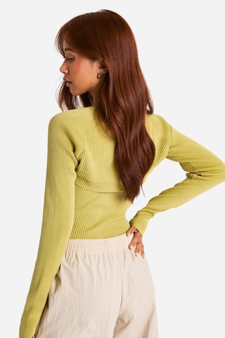 Crop top - Verde-azeitona