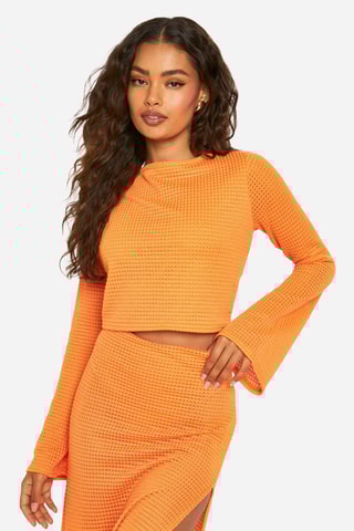 Top de lã - Laranja