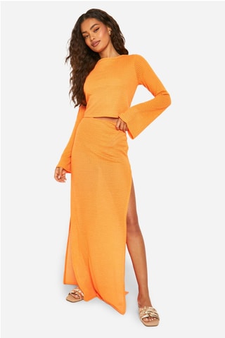 Top de lã - Laranja