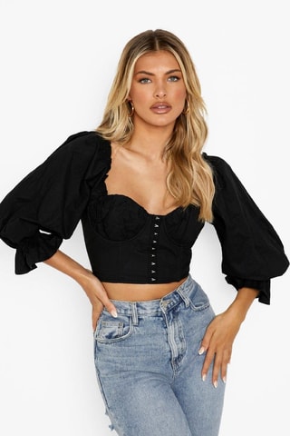 Crop top - Preto