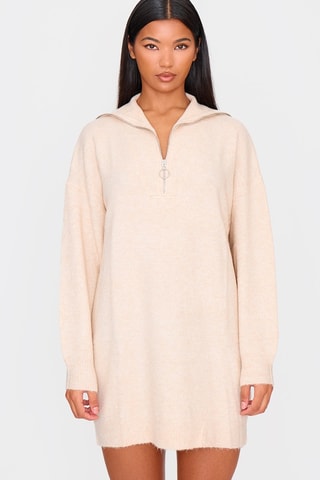 Vestido-camisola - Cru