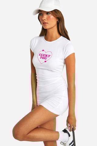 Vestido justo - Branco