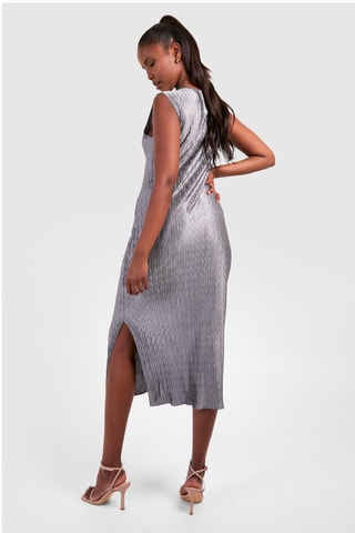 Vestido médio - Cinzento