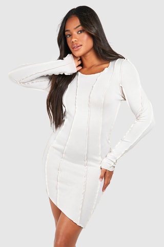 Vestido justo - Branco