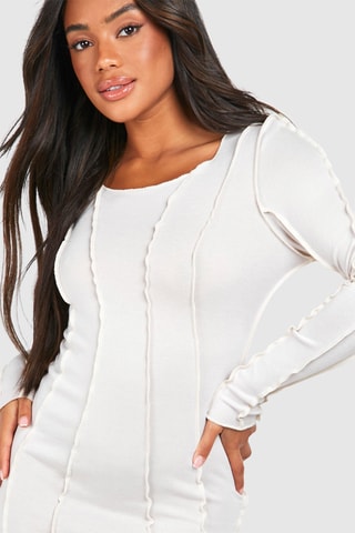 Vestido justo - Branco