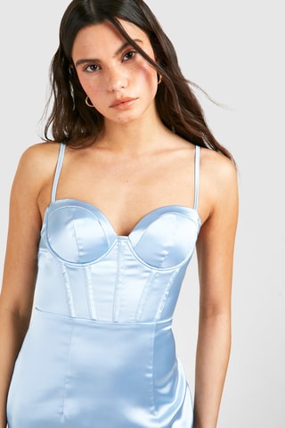 Vestido - Azul-claro