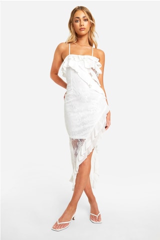 Robe asymétrique - Blanc