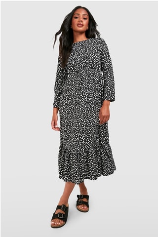 Vestido médio - Preto