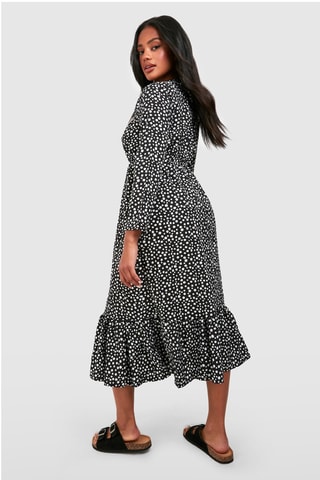 Vestido médio - Preto