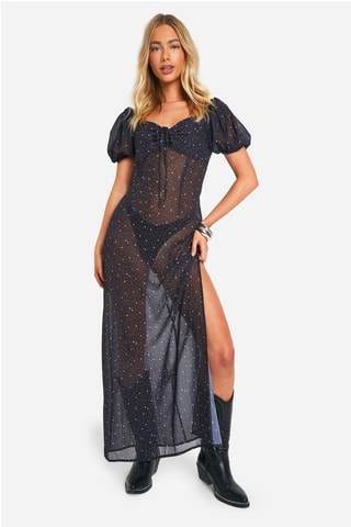 Vestido comprido - Preto