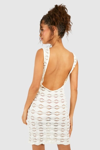 Robe droite - Crème