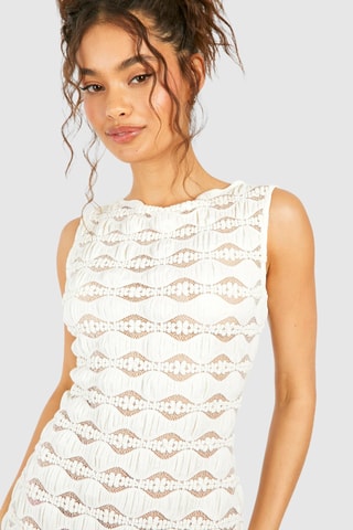 Robe droite - Crème