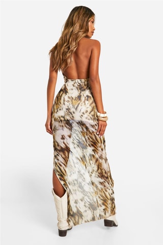 Vestido comprido - Bege