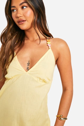 Vestido direito - Amarelo