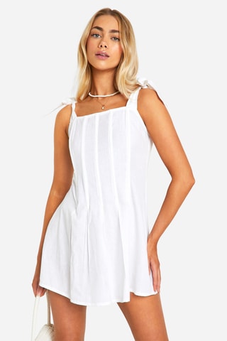 Robe droite - Blanc
