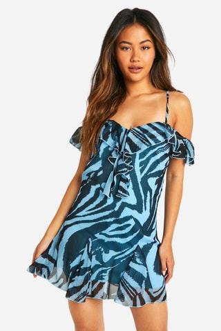 Vestido direito - Turquesa