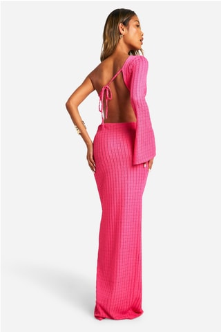 Vestido assimétrico - Rosa