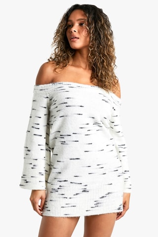 Vestido-camisola - Cru