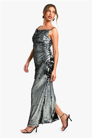 Robe longue - Argenté