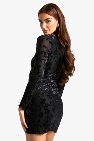 Vestido justo - Preto