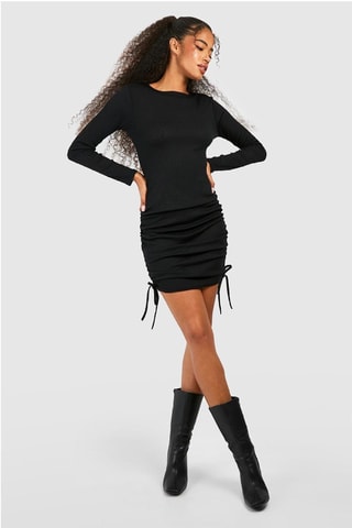 Vestido justo - Preto