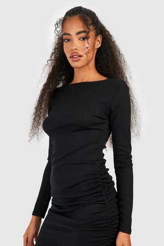 Vestido justo - Preto