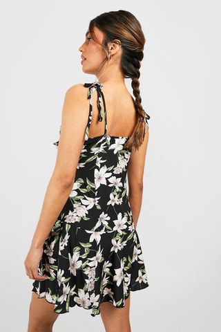 Vestido estilo patinadora - Preto