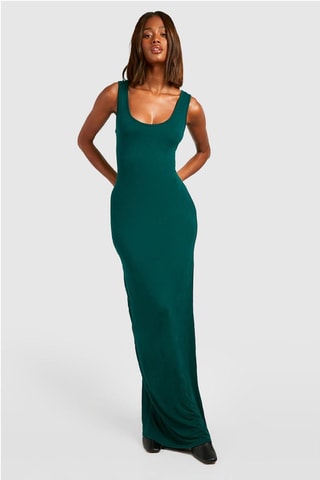 Robe longue - Vert
