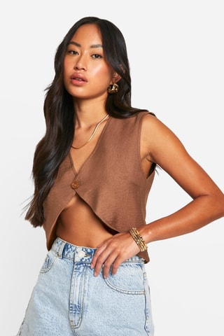 Colete de fato - Castanho