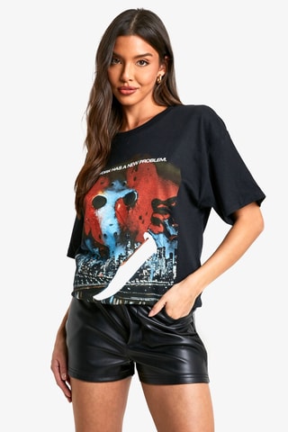 T-shirt oversize - Preto