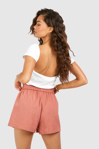 Calções relaxed - Rosa