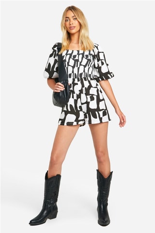 Macacão curto - Preto