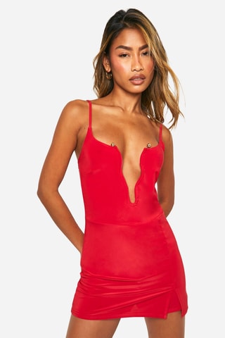 Macacão curto - Vermelho