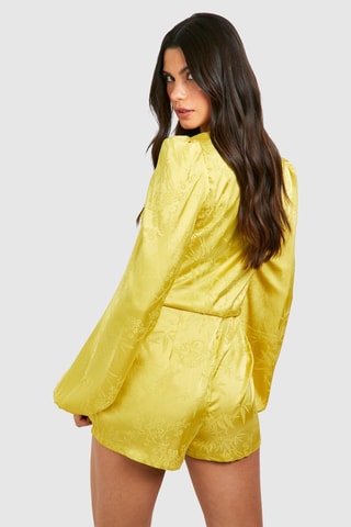 Macacão curto - Amarelo