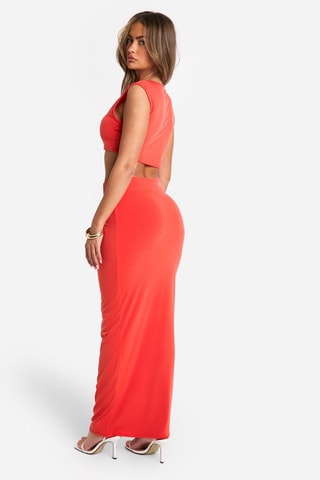 Saia comprida - Laranja