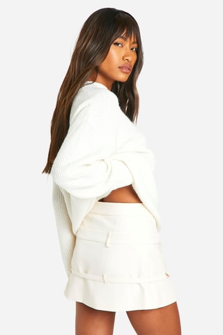 Minijupe - Blanc cassé