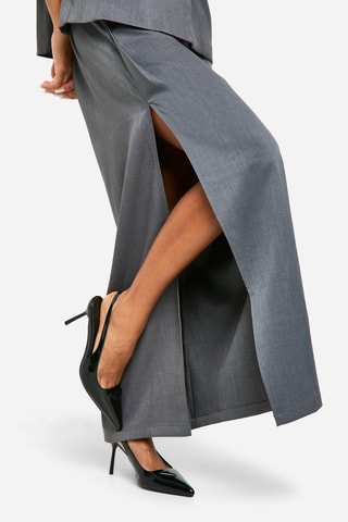 Saia comprida - Cinzento