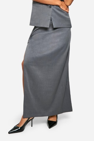 Saia comprida - Cinzento