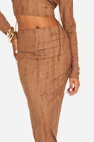 Jupe longue - Marron