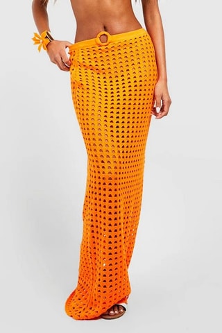 Saia comprida - Laranja