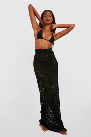 Saia comprida - Preto