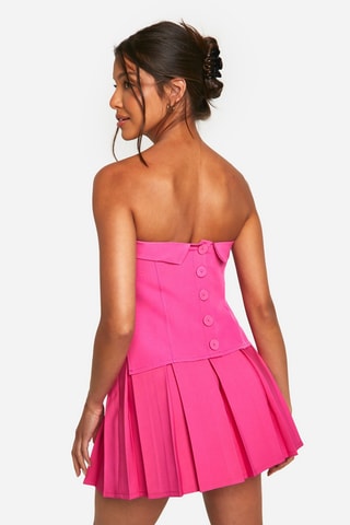 Saia plissada - Rosa